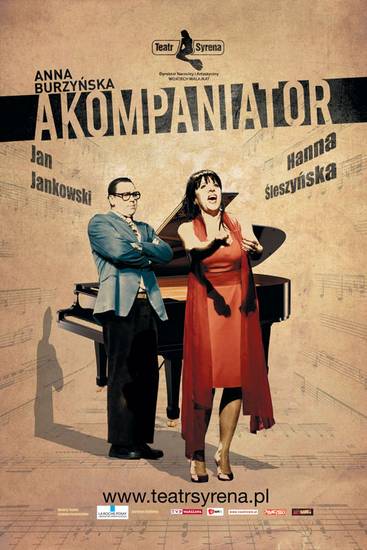 Plakat Przedstawienia Teatralnego Akompaniator
