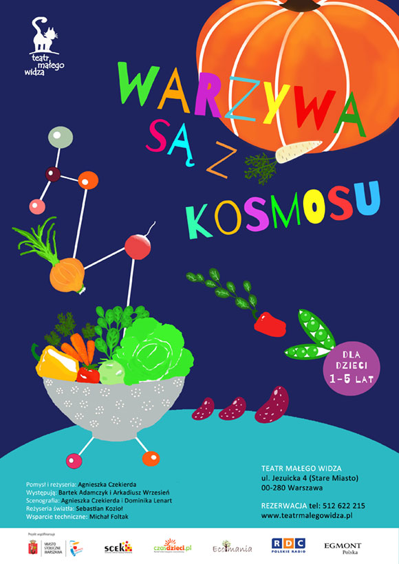 Warzywa są z kosmosu na scenie Teatru Małego Widza